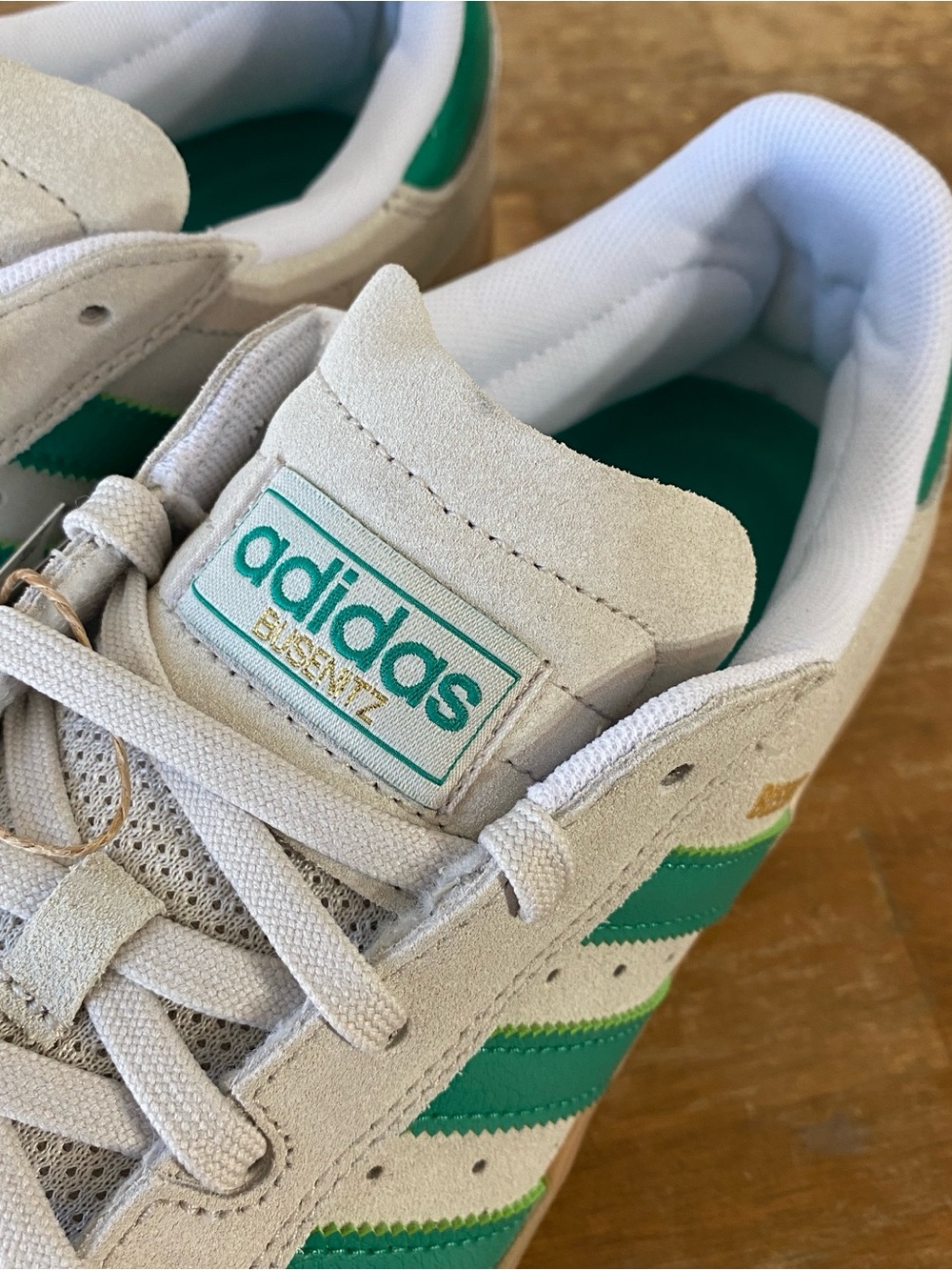 Adidas Busenitz Vulc II Sand Suede Green Beige Khaki Skateboarding - Size 10 - Picture 6 of 14